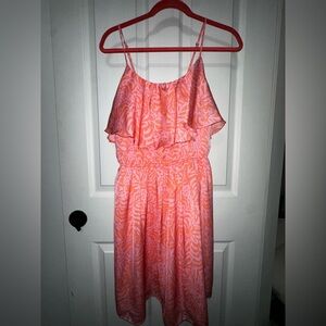 Lilly Pulitzer xtarget Pink and Orange Sleeveless Dress